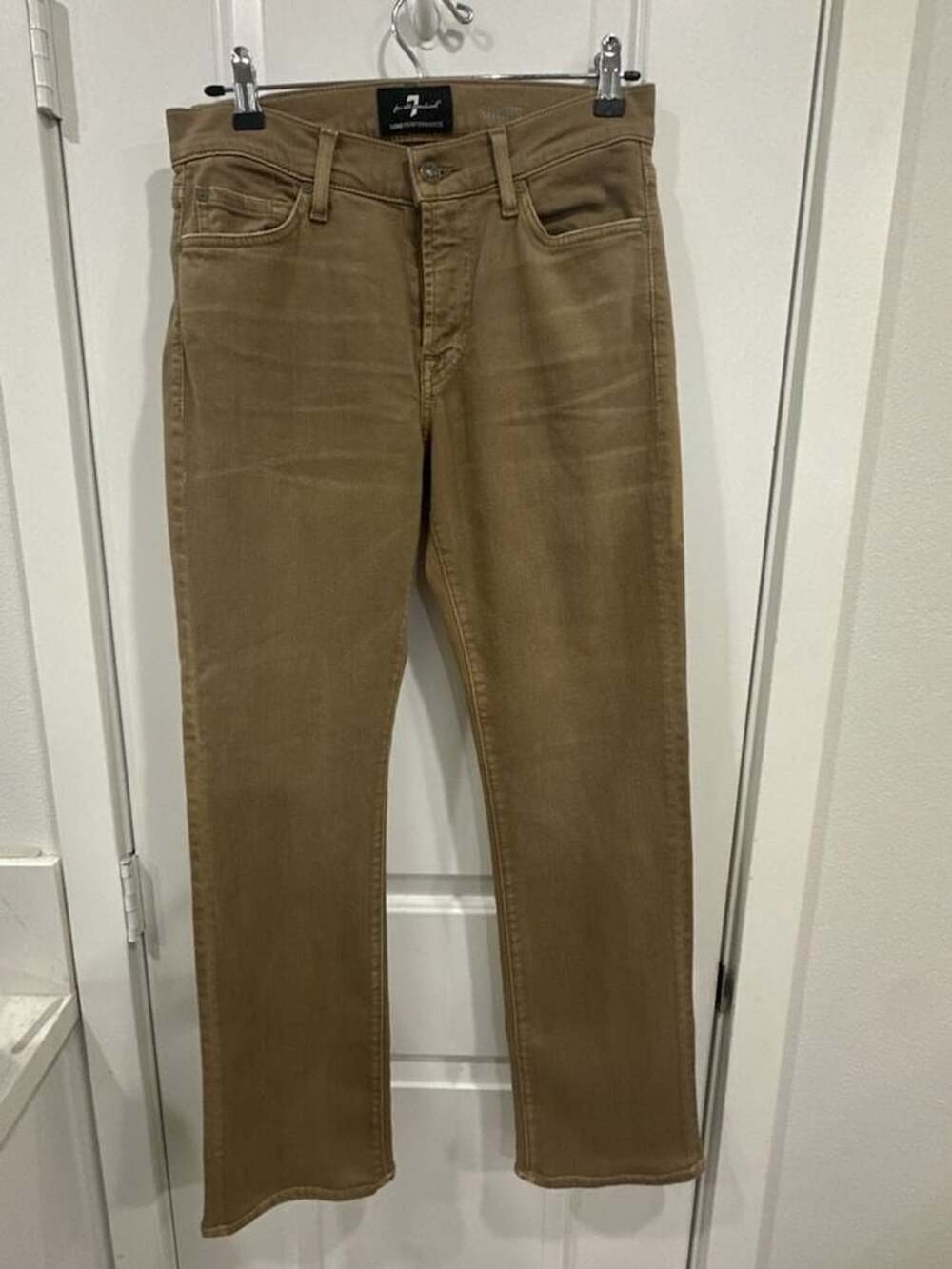 7 For All Mankind Luxe Performance Slimmy Jeans Brown